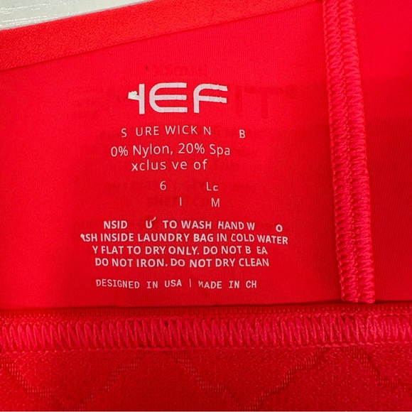 SHEFIT Ultimate Sports Bra, High Impact Sports Bra Bright Orange XS - Picture 8 of 10